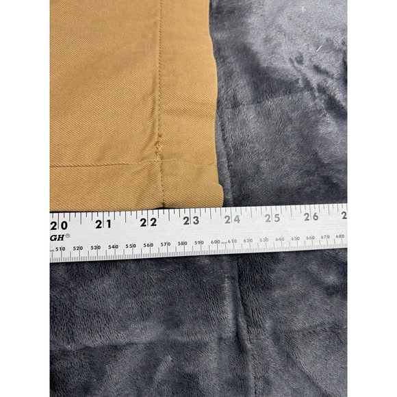 Kensie Jeans High Waist Mom Wide-Leg Paperbag Pants Size 8/29 Beige Khaki Crop - Picture 7 of 10